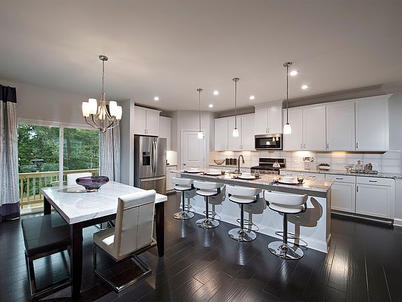 Fairview floorplan at Brickyard Townhomes in Raleigh.