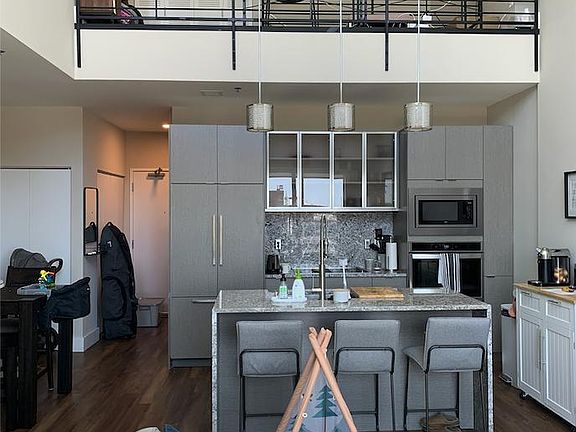 Kitchen and loft space
