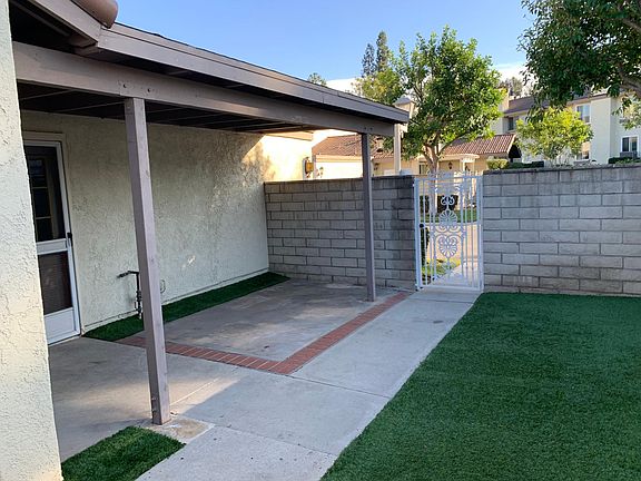 Covered Patio and Artificial Turf