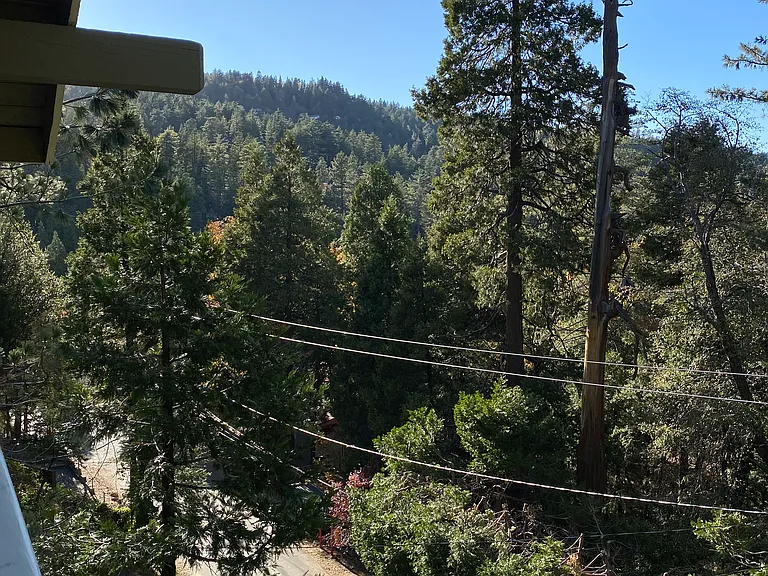Balcony view off living room on 2nd floor.