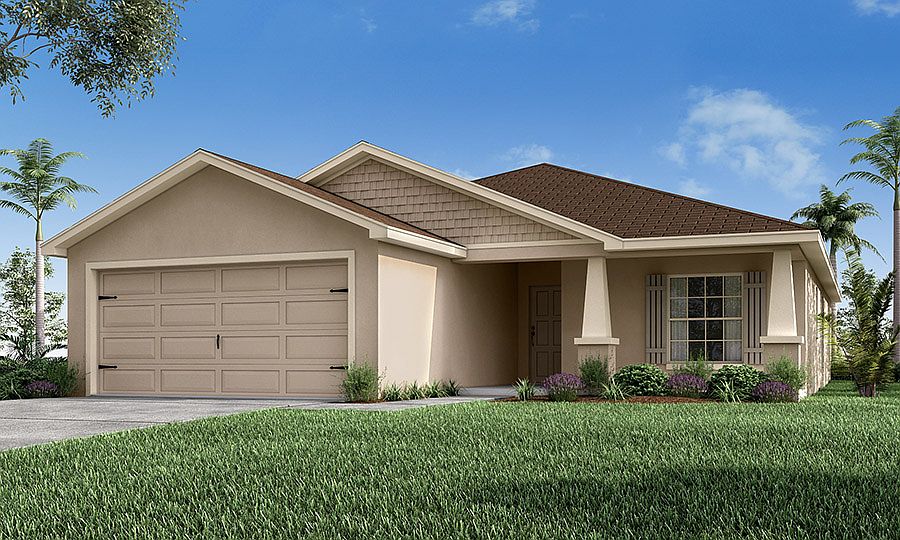 Brand-new 3-bedroom home for sale in Auburndale, FL
