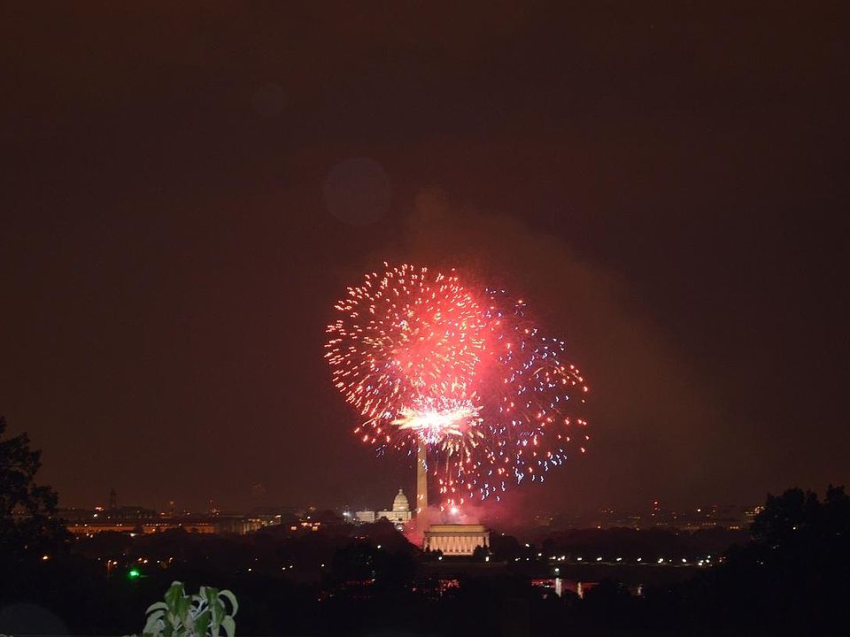 July 4th Fireworks from balcony