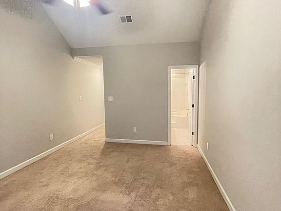 Master looking into master bath.
