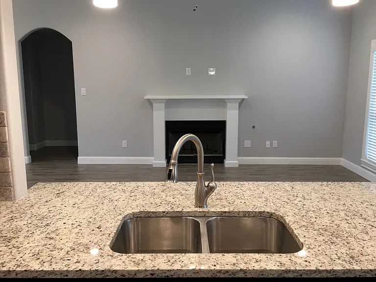 Kitchen Bar Den/Living Area View