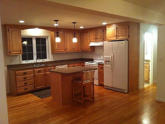 Large center island kitchen