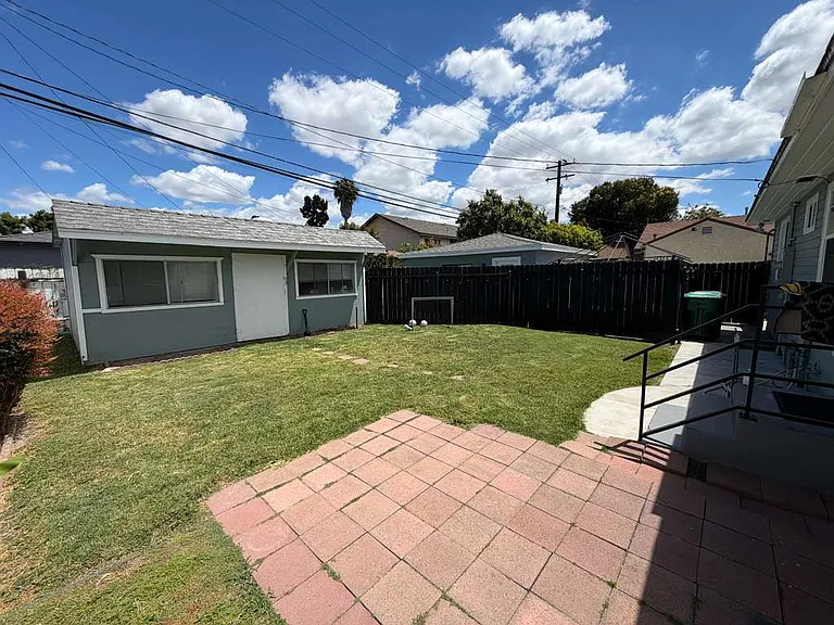 Backyard and shed