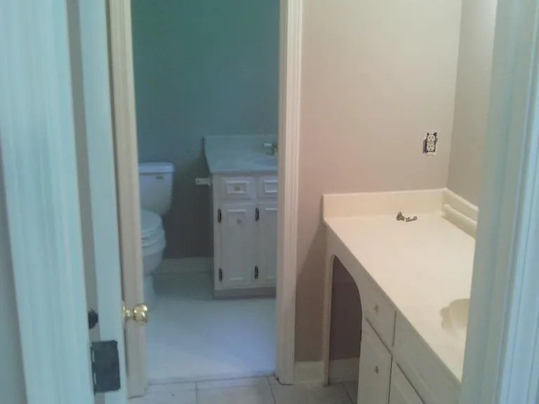 Master bath area