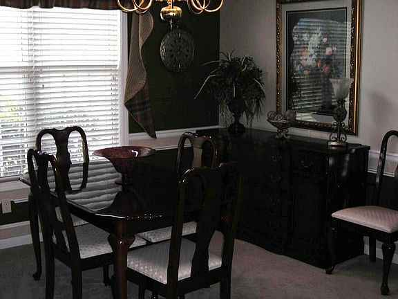 Dining Room with 10ft ceiling and floor to ceiling windows
