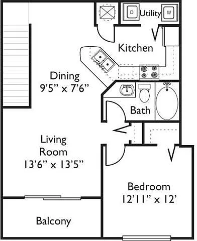 Floor plan A4 - Hampton
