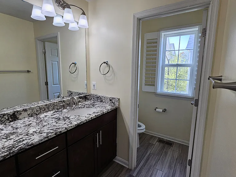 Master bathroom private water closet