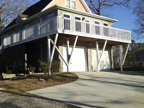 Front faces the water