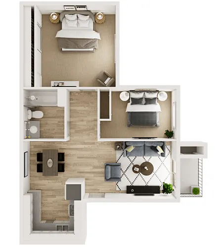 Floor plan B3