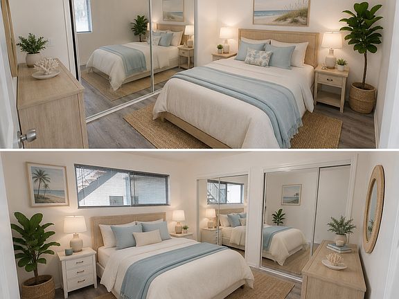 AI re-imagined Bedrooms