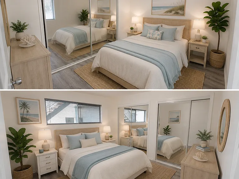AI re-imagined Bedrooms
