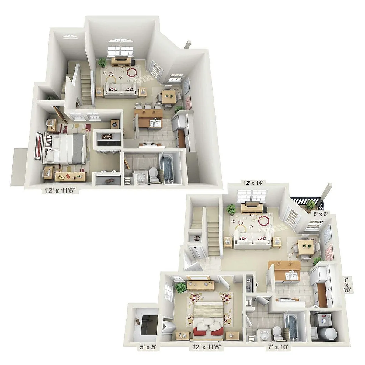 Floor plan 2b Luxe