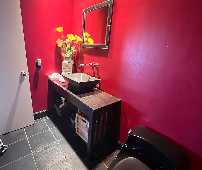 powder room on main level