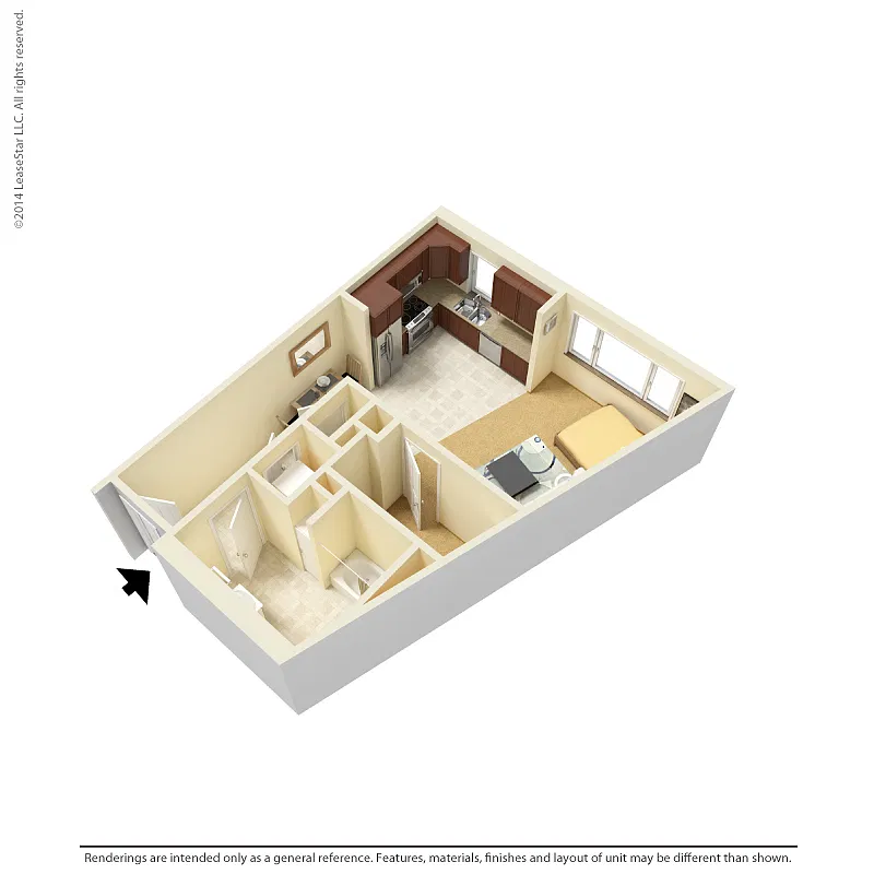 Floor plan Studio - E2