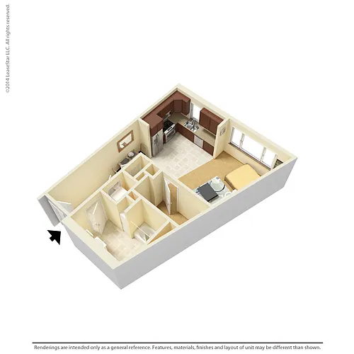 Floor plan Studio - E2