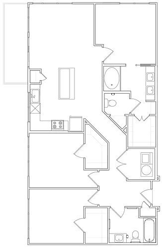 Floor plan Hall