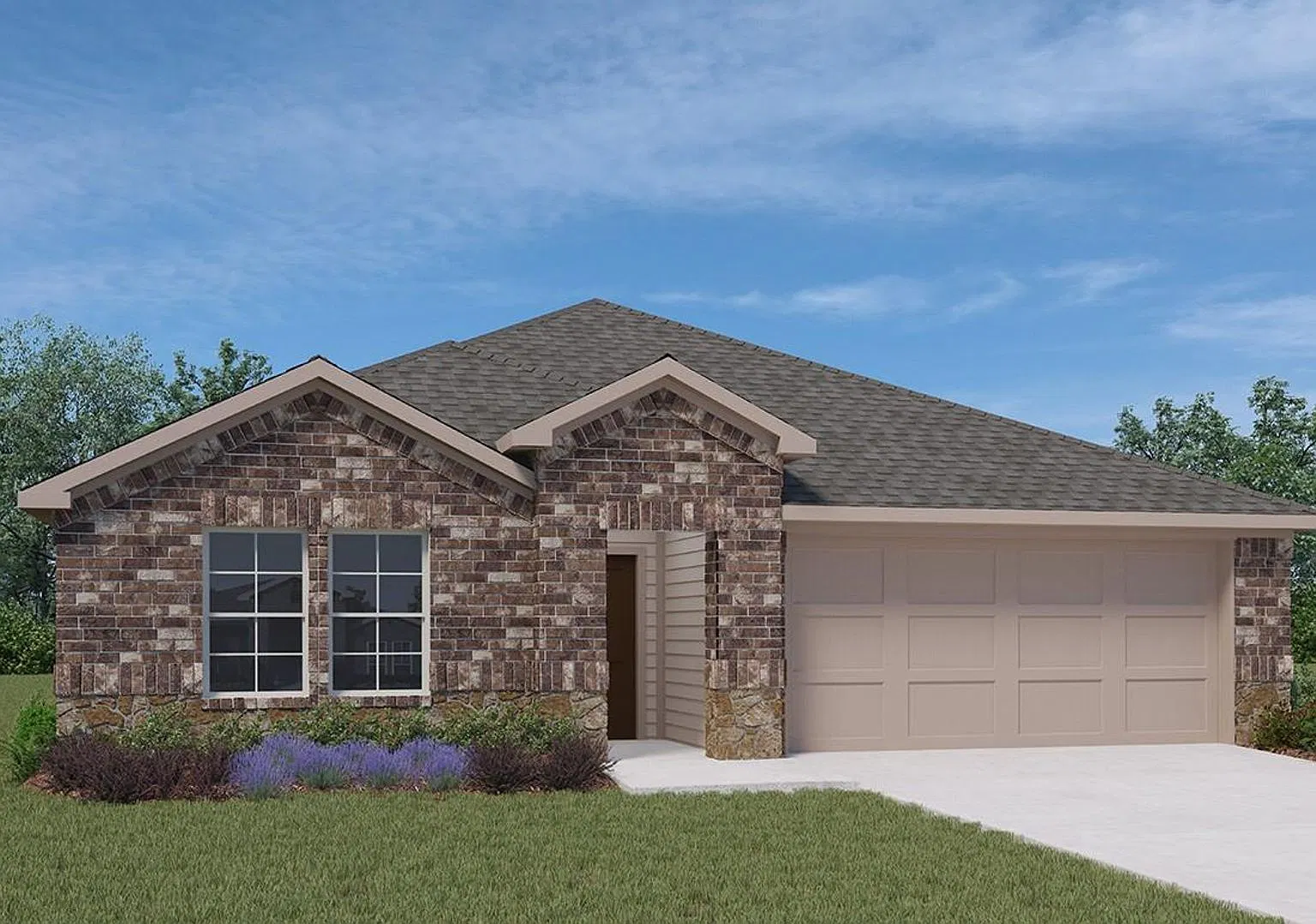 This beautiful 1 story home offers 4 Bedrooms, 2 Bathrooms, 2 Car Garage, and Covered Patio. — Photo 1