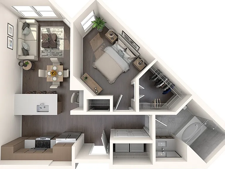 1 Bedroom 1 Bath 1 Bedroom 1 Bath