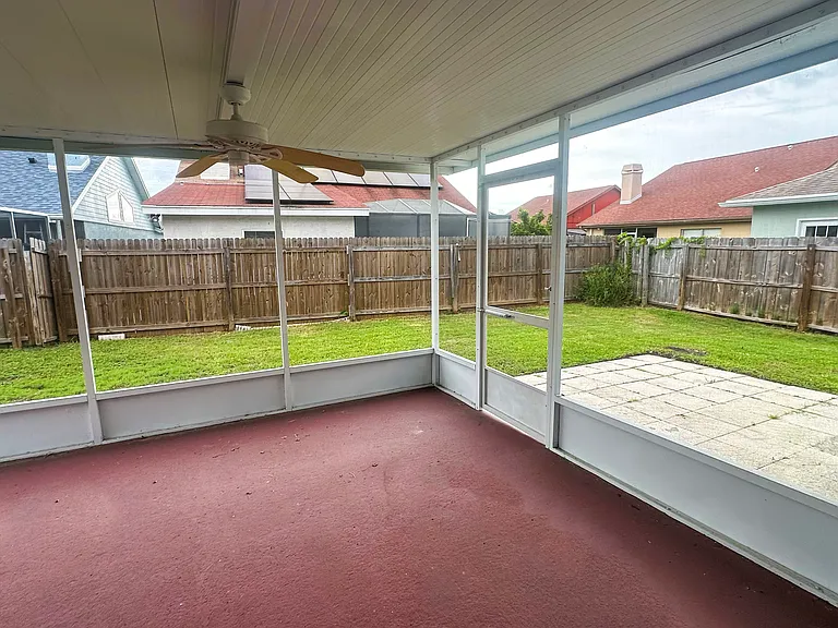Screen patio for entertaining al fresco.