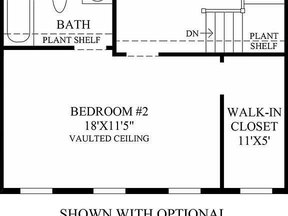 Optional Alternate 2nd Floor Layout