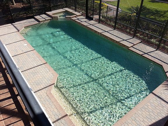 Pool and hot tub deck