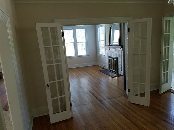 Dining room open to living room