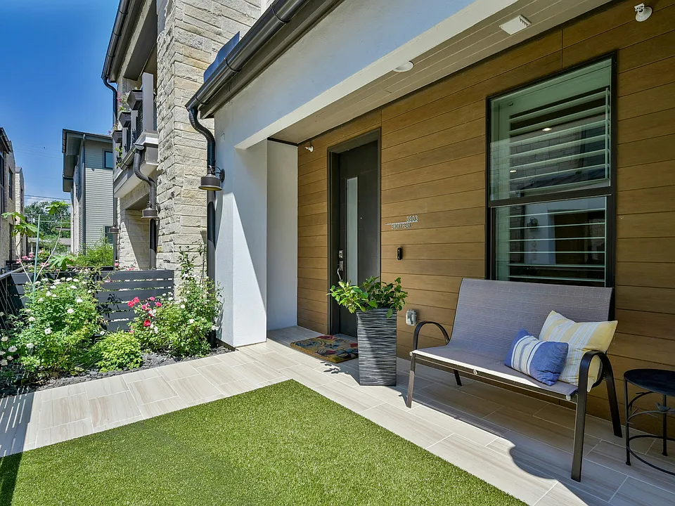 Charming porch.