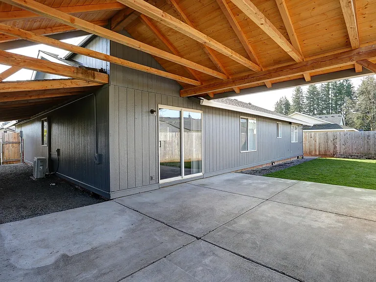 Backyard Patio with Cover and Extra Storage/covered parking