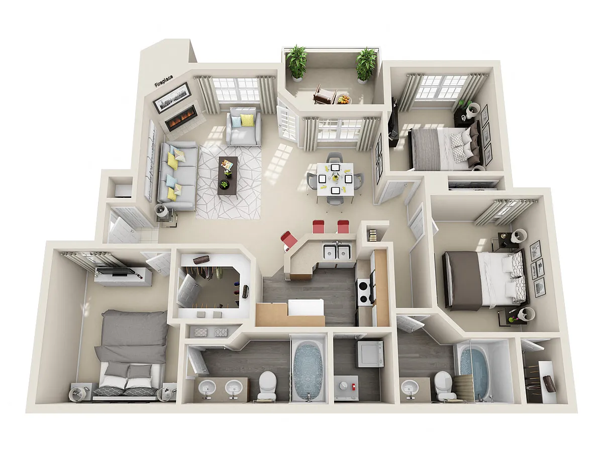 Floor plan C1