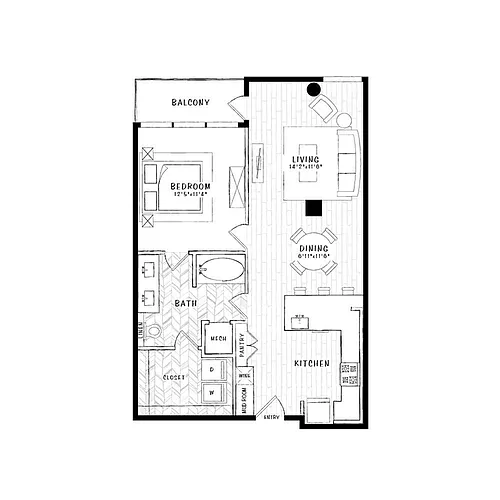 Floor plan A4B
