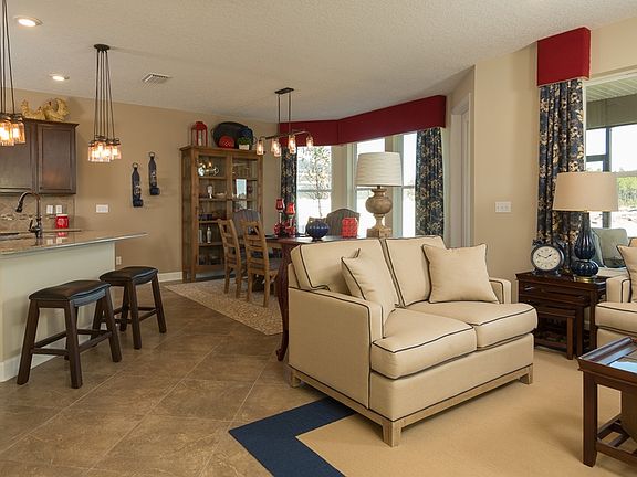 The Juniper Model at Greenleaf Lakes Living Room