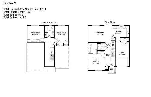 Floor plan Duplex 3