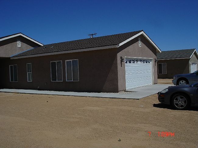 front left view of house