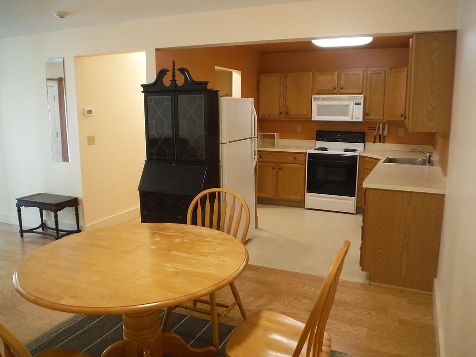 Dining room and kitchen