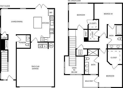 Floor plan TH-101