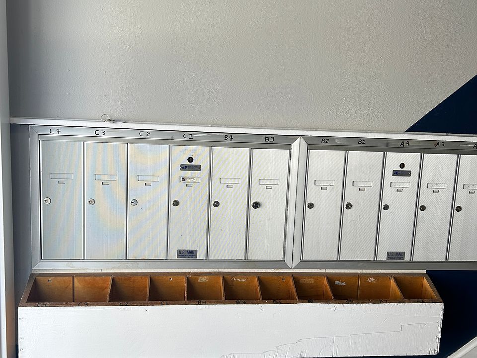 MAILBOX LOCATED INSIDE FOR EASY ACCESS
