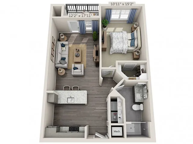 Floor plan A1B