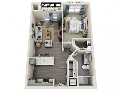 Floor plan A1B