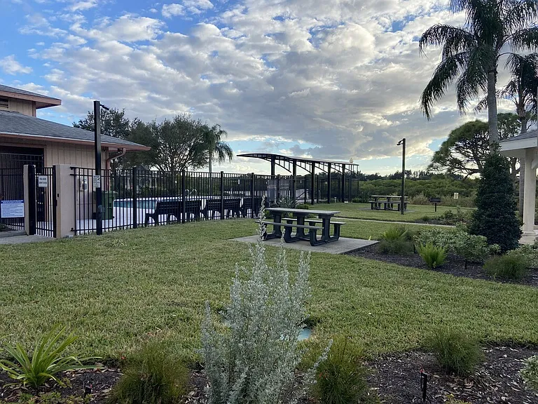 Community park and playground area