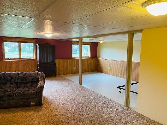 Finished lower level.