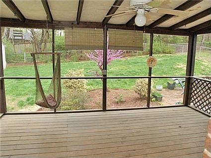 Screened porch...