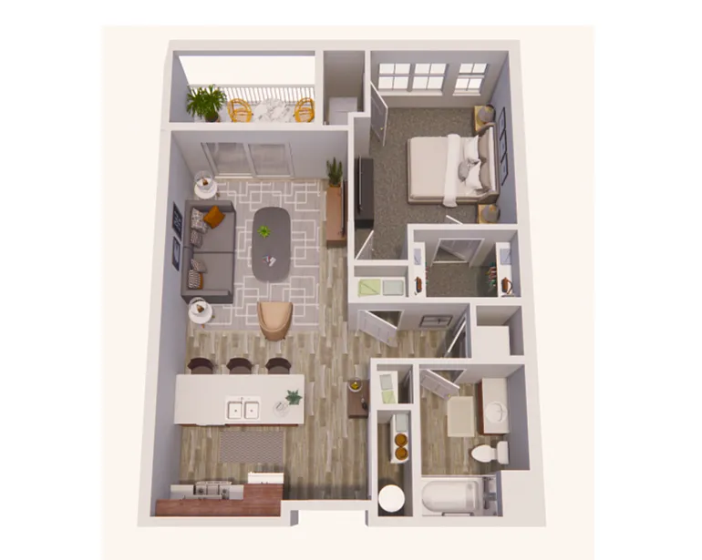 Floor plan Red Oak