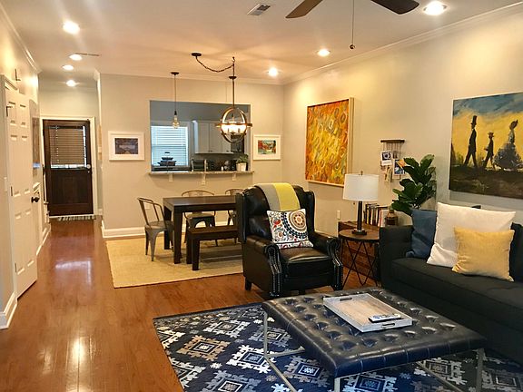 Open living on the first floor of this fabulous townhouse!