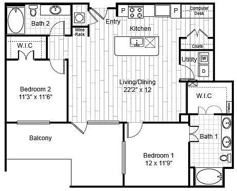 Floor plan B41