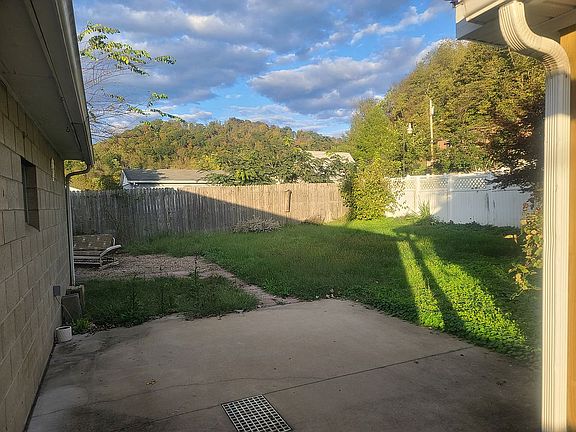 Fenced in back yard
