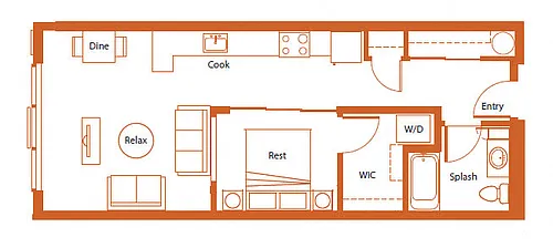 Floor plan Collins