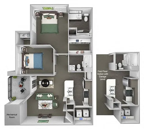 Floor plan B2 (Topaz)